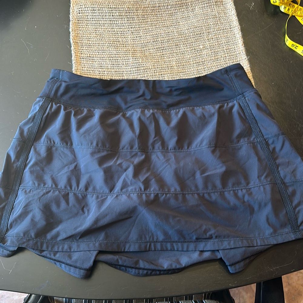 Lululemon pace rival skirt regular length size 10 in black